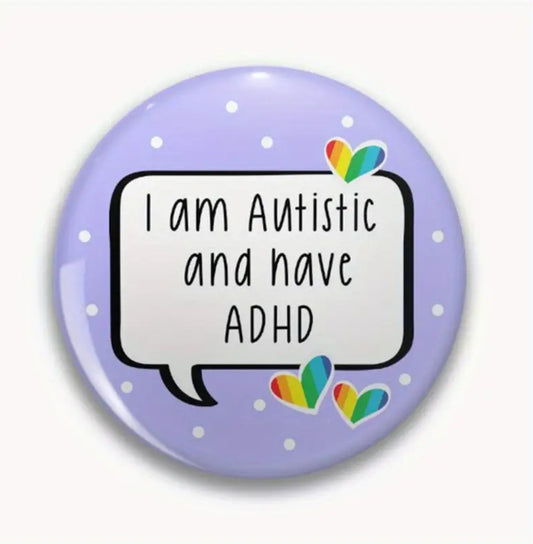 Neurodiverse badges (round)