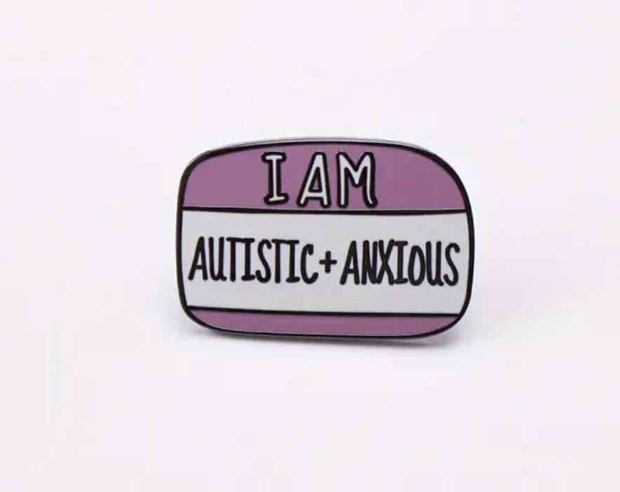 Neurodiverse badges (metal pins)