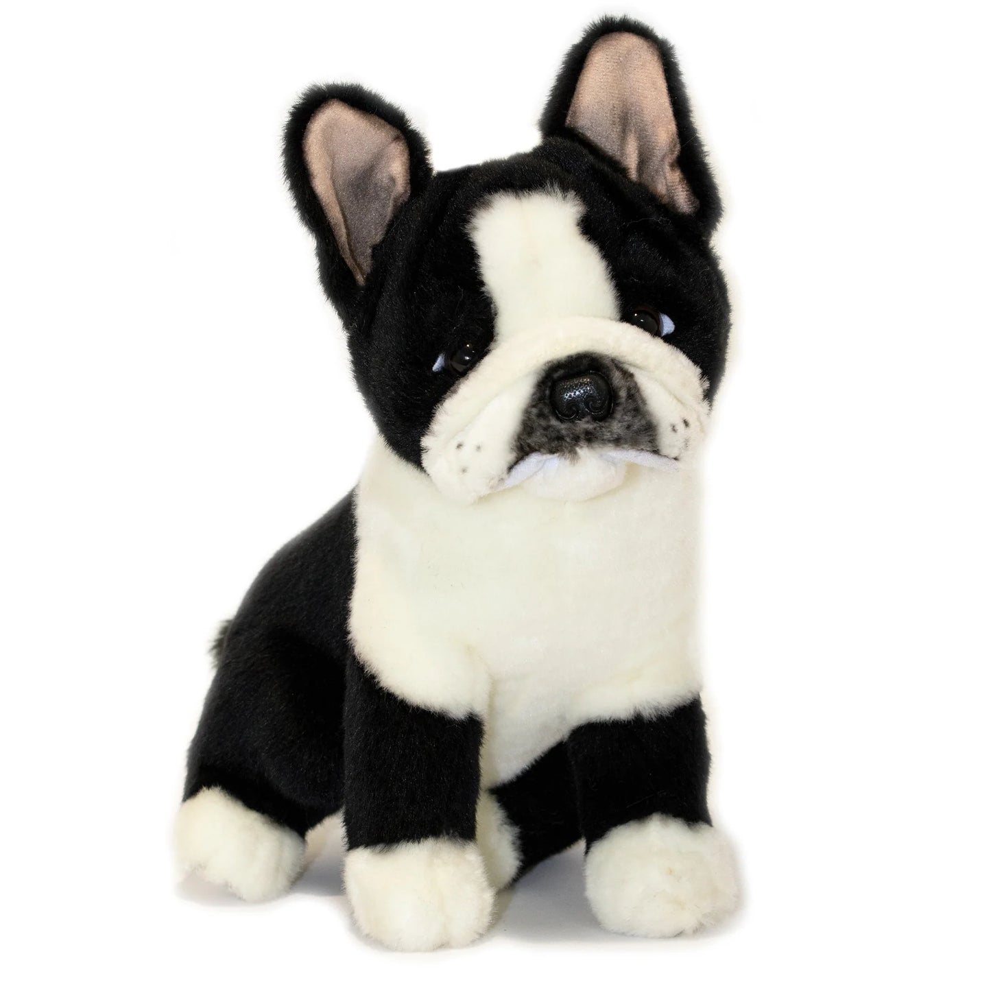 Pierre (French Bulldog - 30cm sitting, black & white)