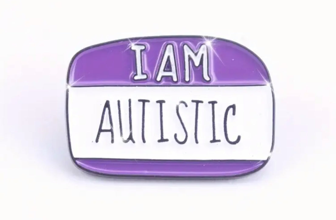 Neurodiverse badges (metal pins)