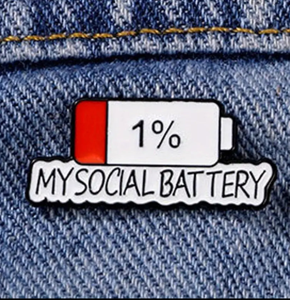 Neurodiverse badges (metal pins)