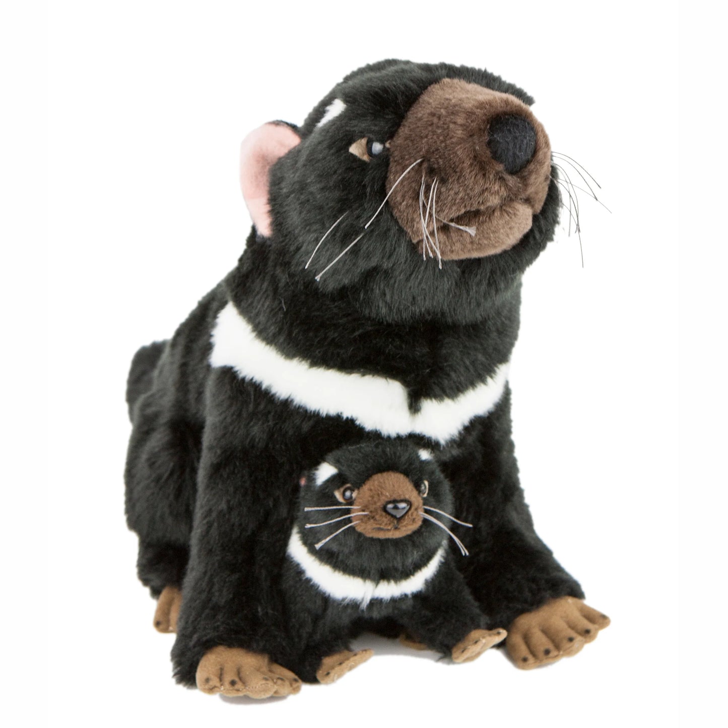 Ebony & Zippy (Tasmanian Devil mum and baby - 28cm)