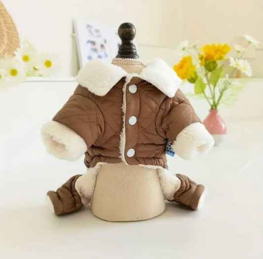 Brown Bear Jumpsuit