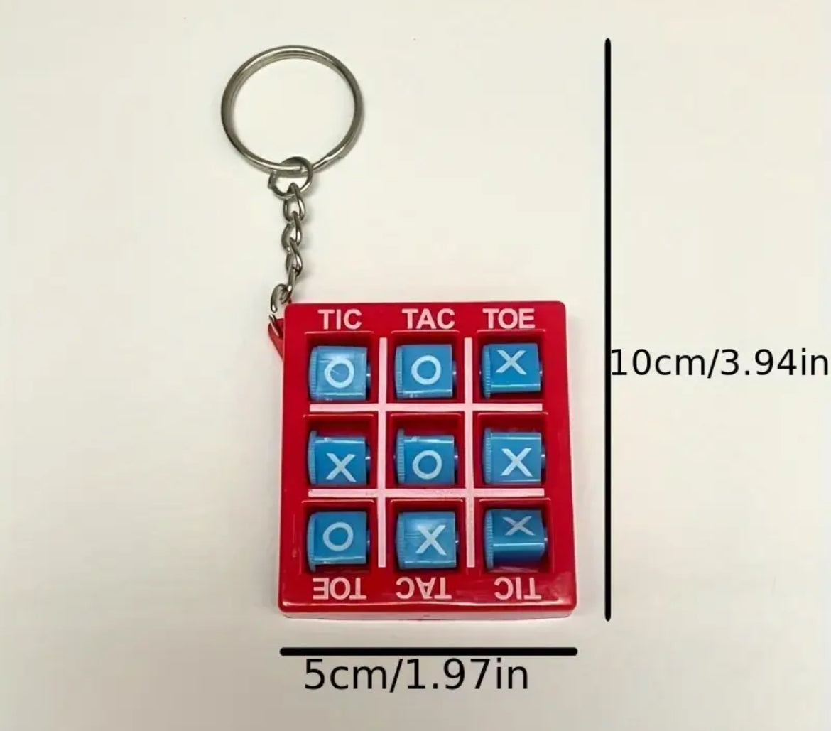 Tic, Tac,Toe Keyring fidget