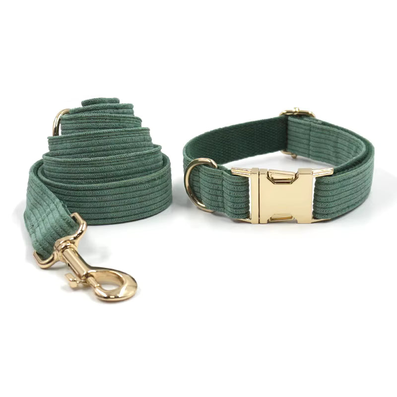 Corduroy Collar and Lead sets