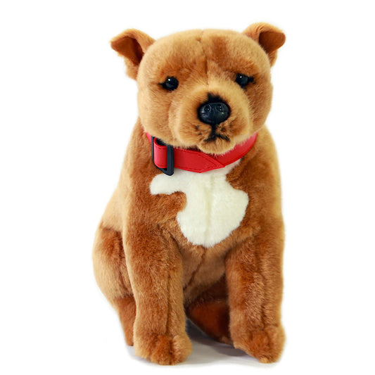 Lester (Staffy - 32cm sitting, brown)
