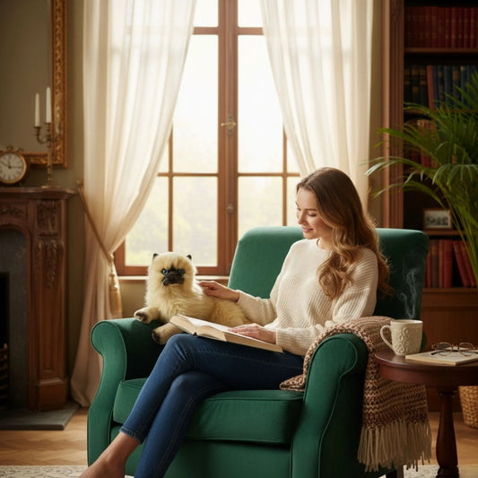 Violet - Himalayan Cat - 38cm lying