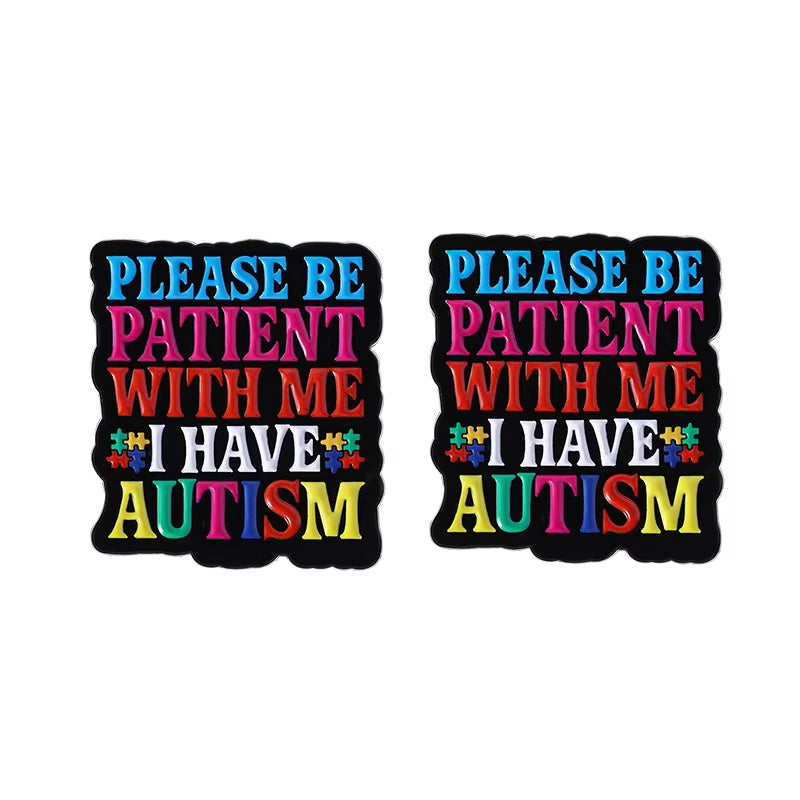 Neurodiverse badges (metal pins)
