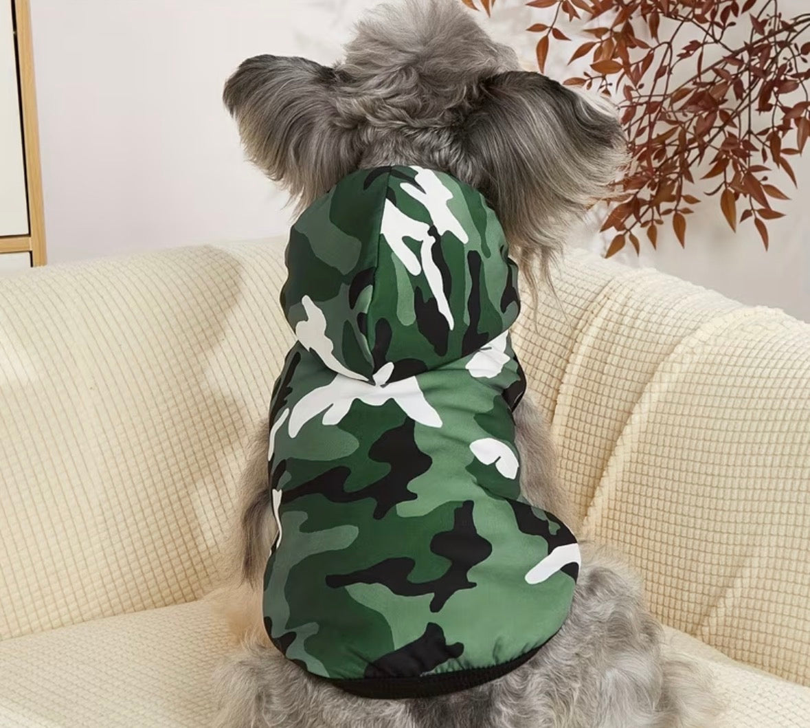 Camo hoodie sleeveless