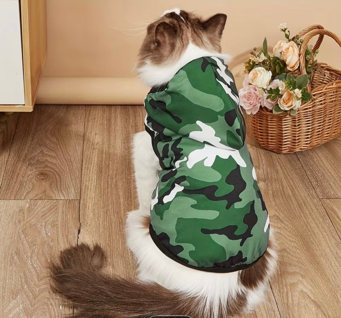 Camo hoodie sleeveless