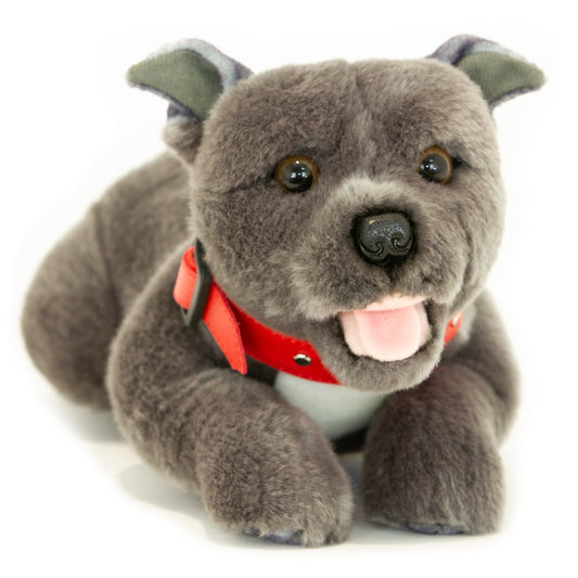 Bullet (Staffy - 28cm floppy, grey)