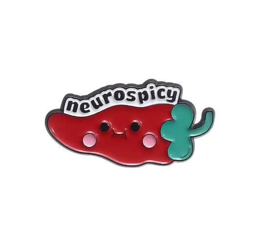 Neurodiverse badges (metal pins)