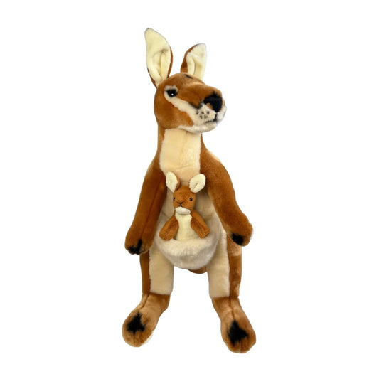Dodger - Kangaroo with joey - 40cm
