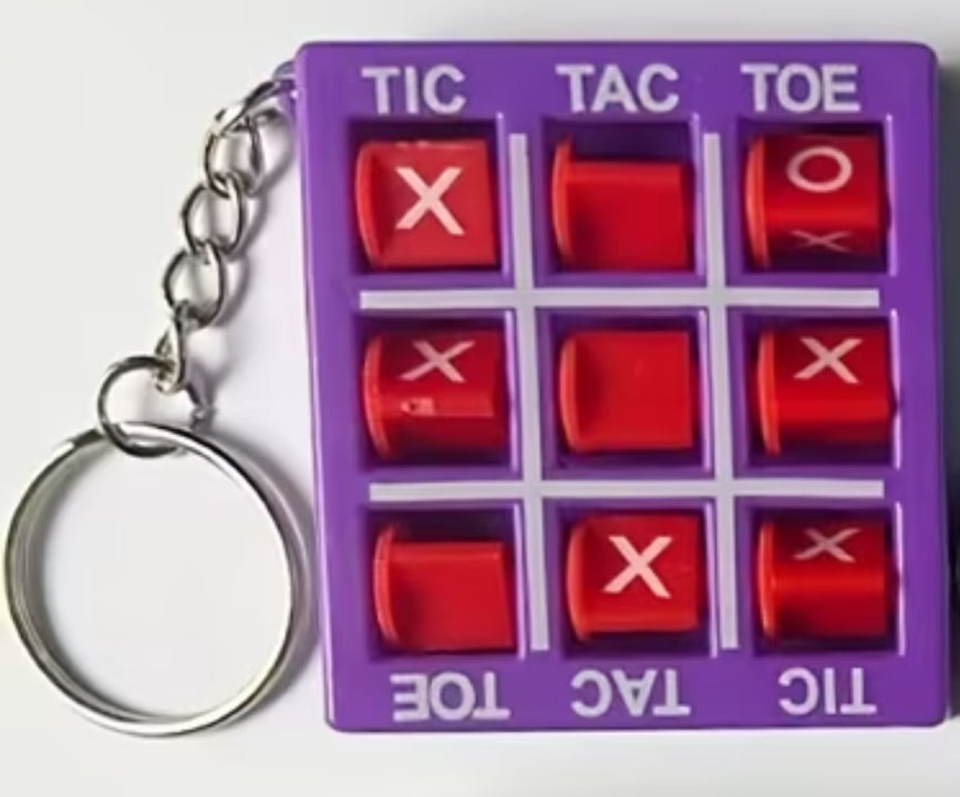 Tic, Tac,Toe Keyring fidget
