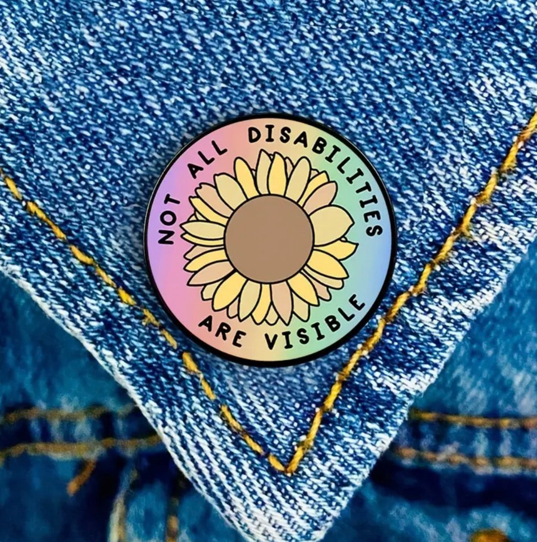 Neurodiverse badges (metal pins)