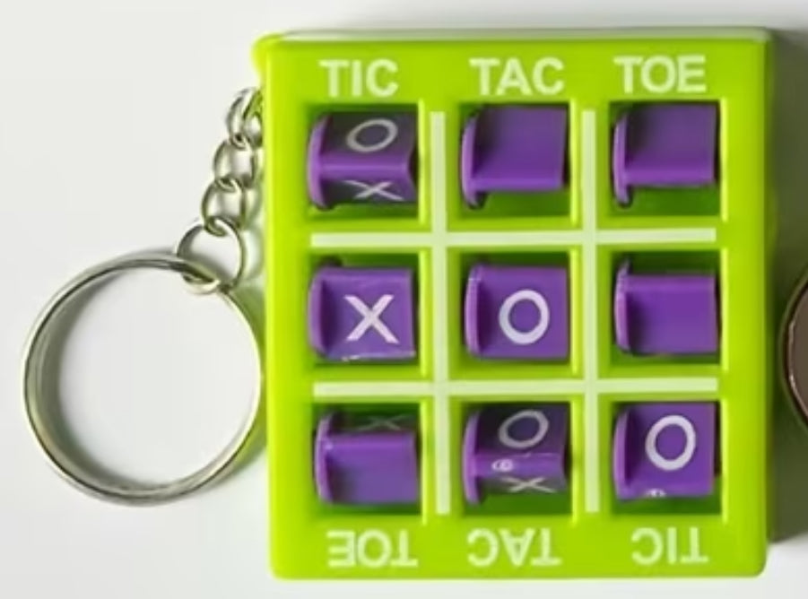 Tic, Tac,Toe Keyring fidget