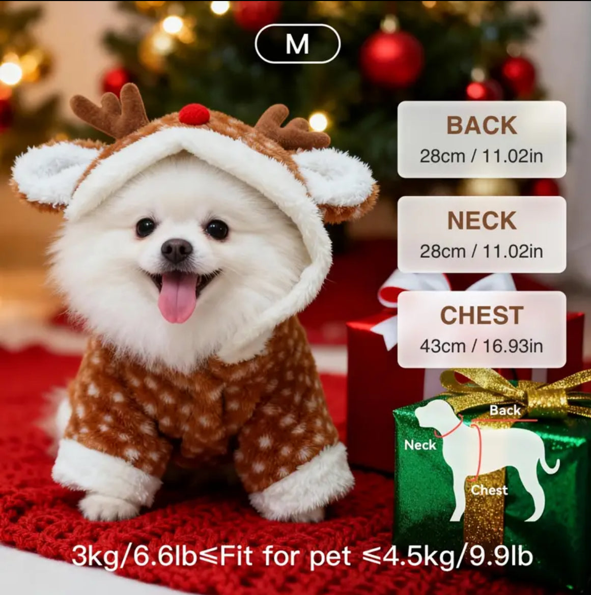 Spotted Reindeer hoodie