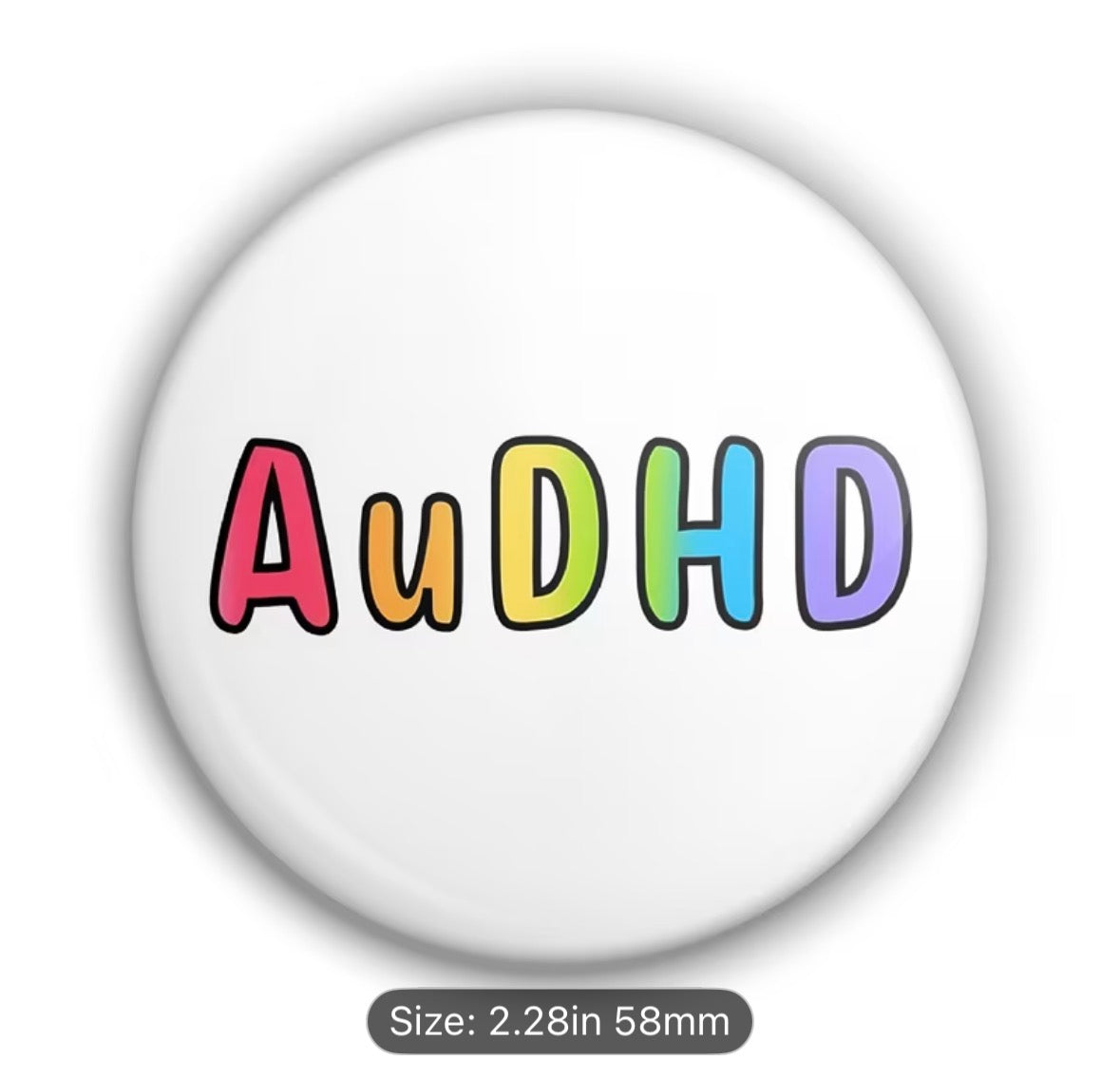 Neurodiverse badges (round)