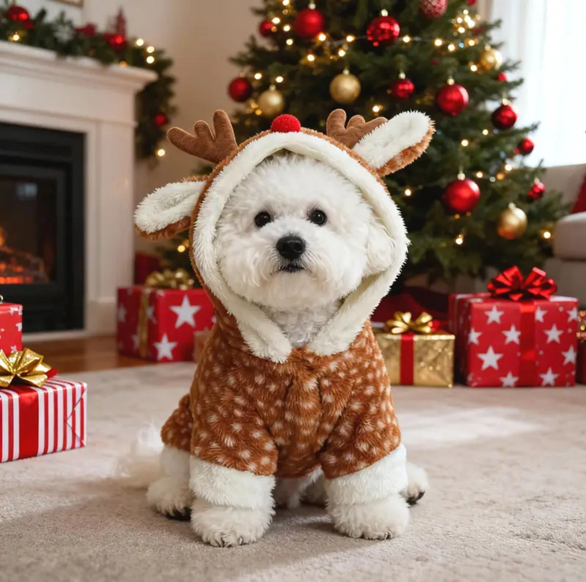 Spotted Reindeer hoodie