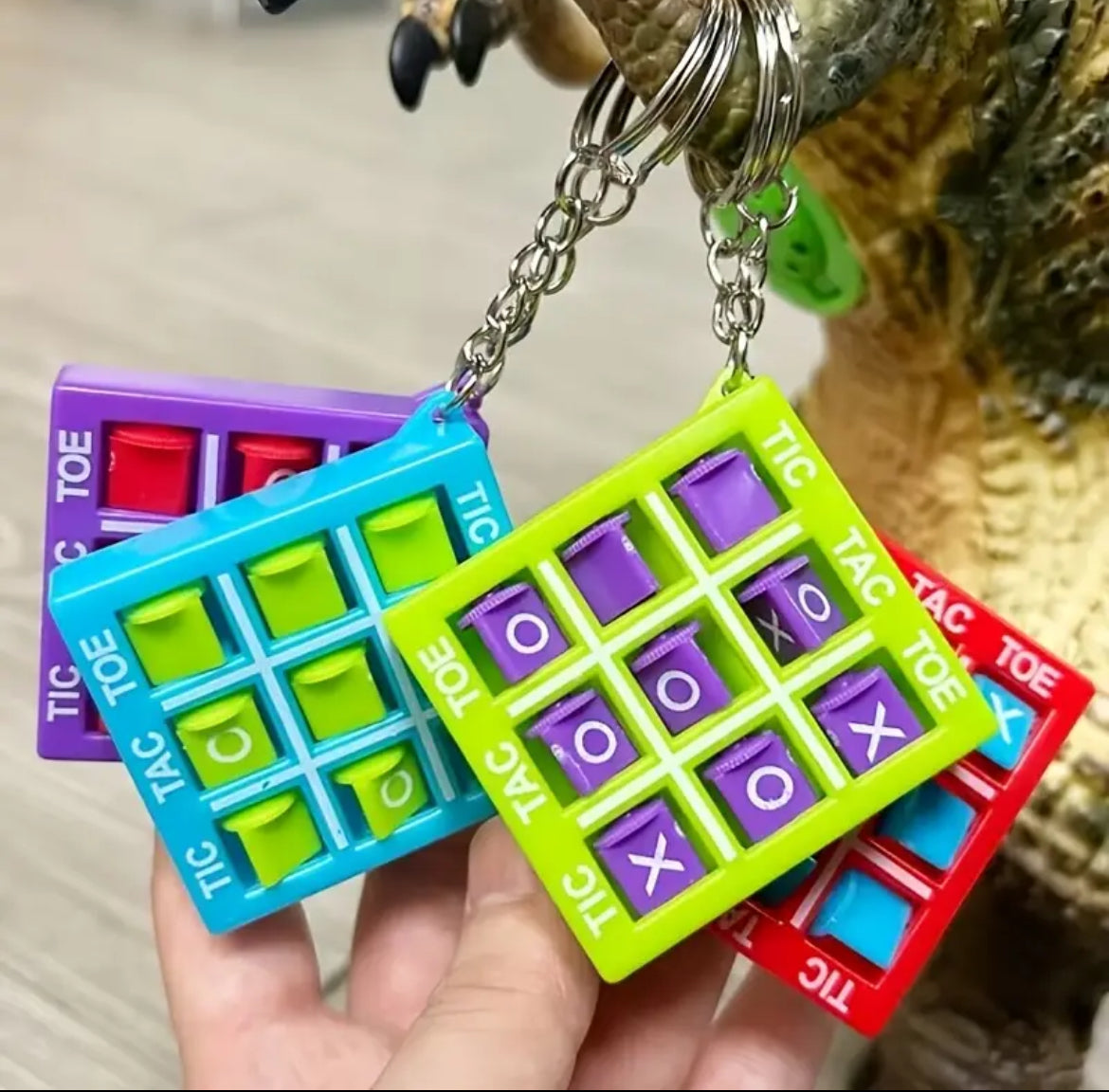 Tic, Tac,Toe Keyring fidget