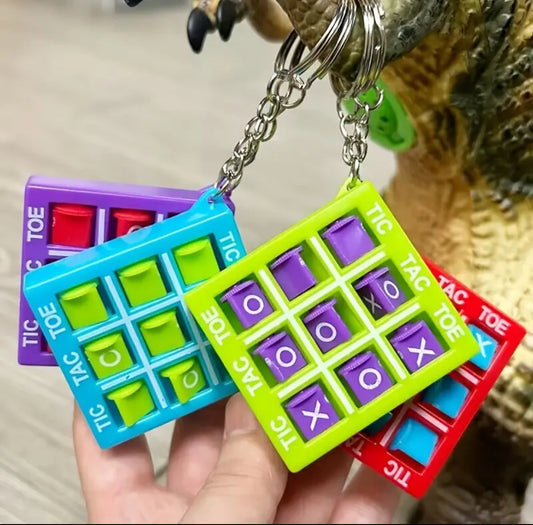 Tic, Tac, Toe Keyring fidget
