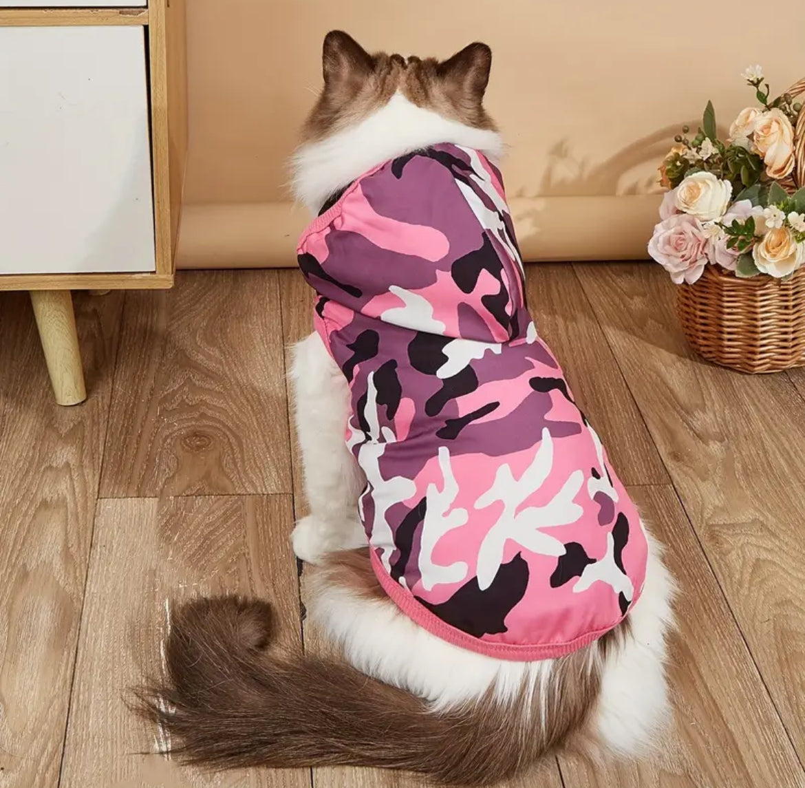 Sleeveless hoodies camouflage