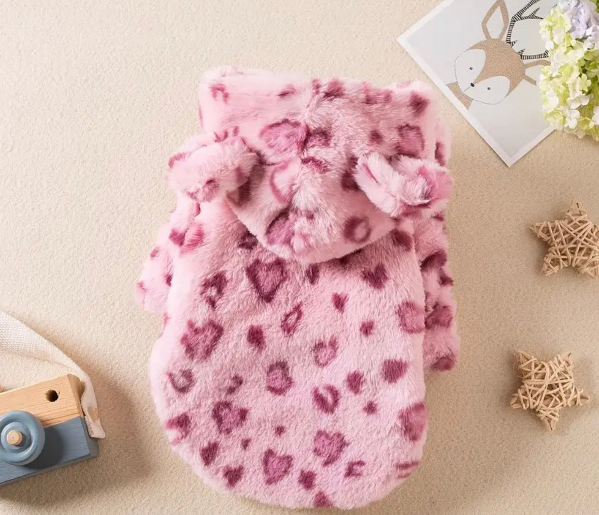 Leopard print hoodie