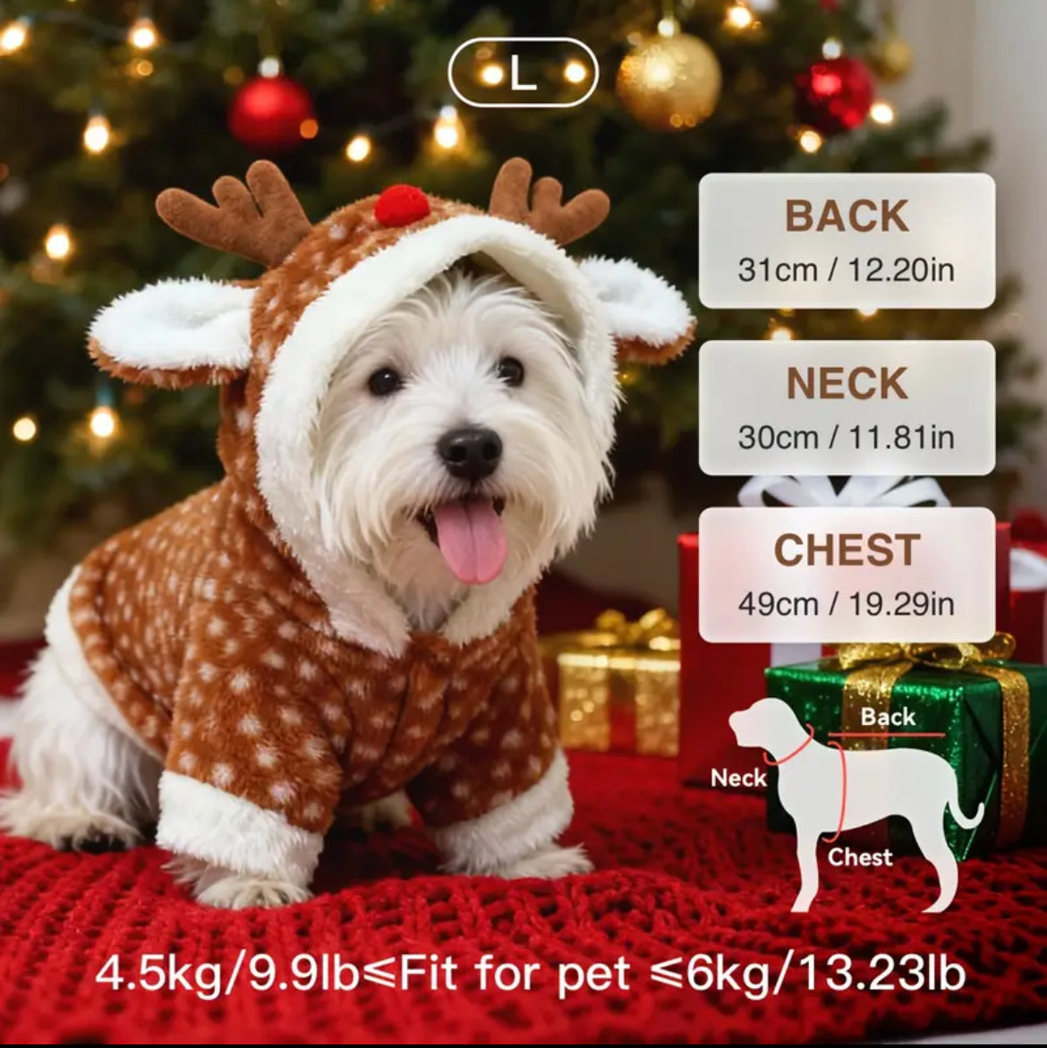Spotted Reindeer hoodie