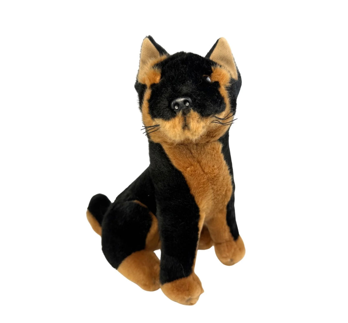 Zorro Dingo - (21cm Sitting, Black)