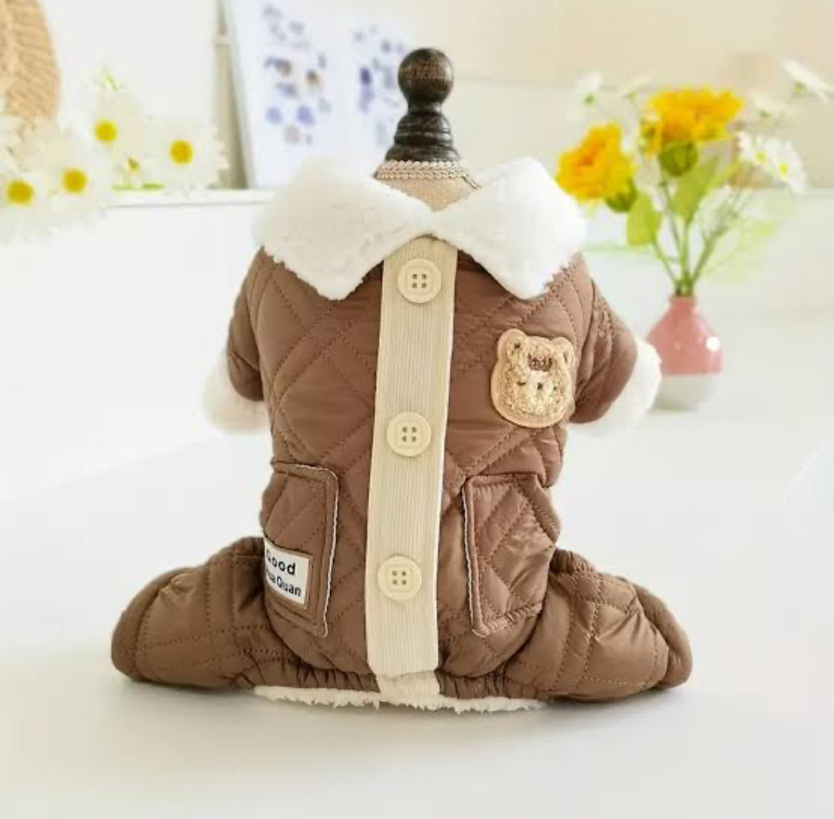 Brown Bear Jumpsuit