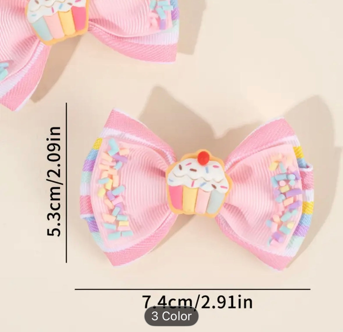 Dessert hair clips (2 pieces)