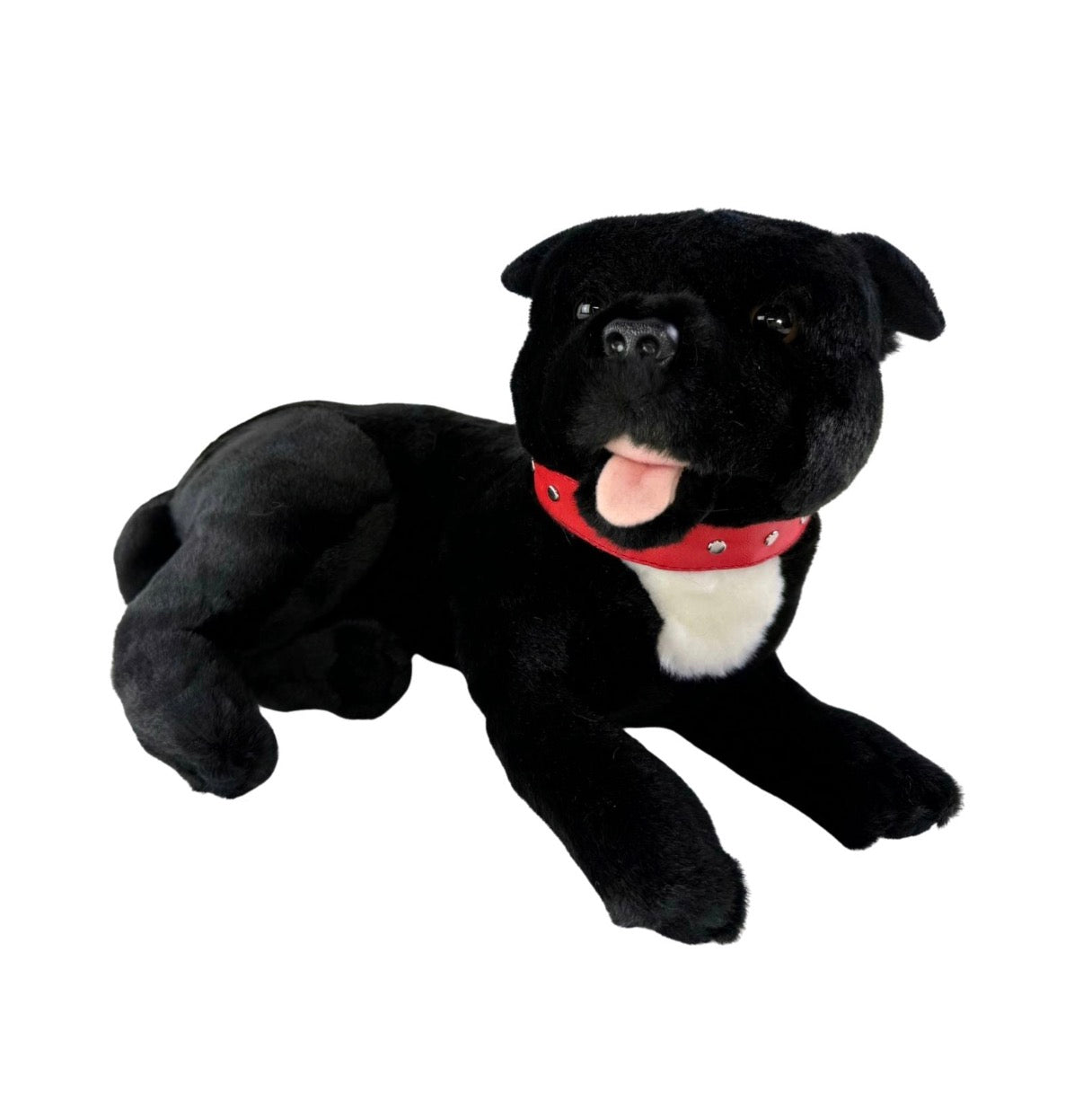 Pepper (Staffy - 35cm lying, black)