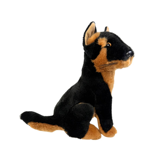 Zorro Dingo - (21cm Sitting, Black)
