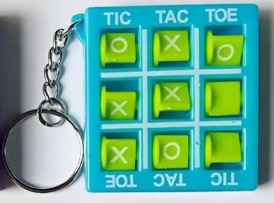 Tic, Tac,Toe Keyring fidget