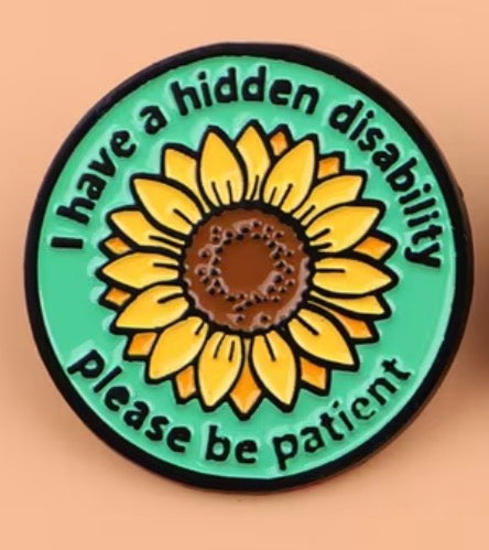 Neurodiverse badges (metal pins)