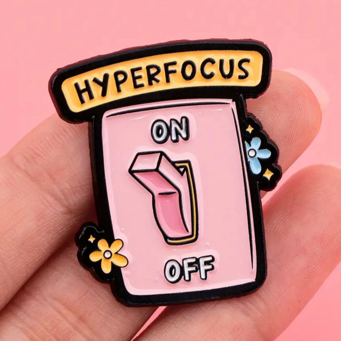 Neurodiverse badges (metal pins)