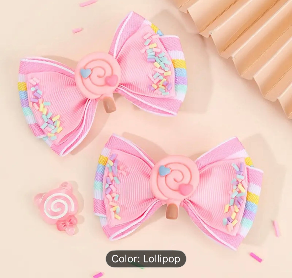 Dessert hair clips (2 pieces)