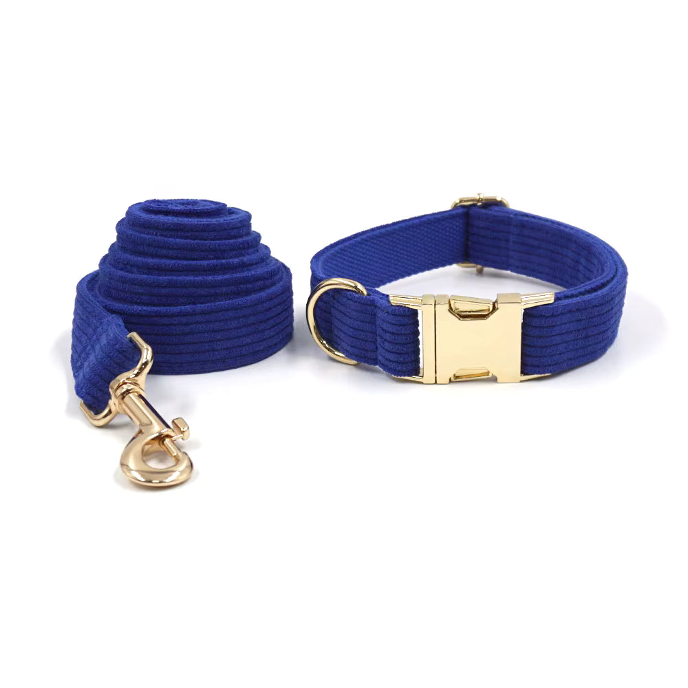 Corduroy Collar and Lead sets