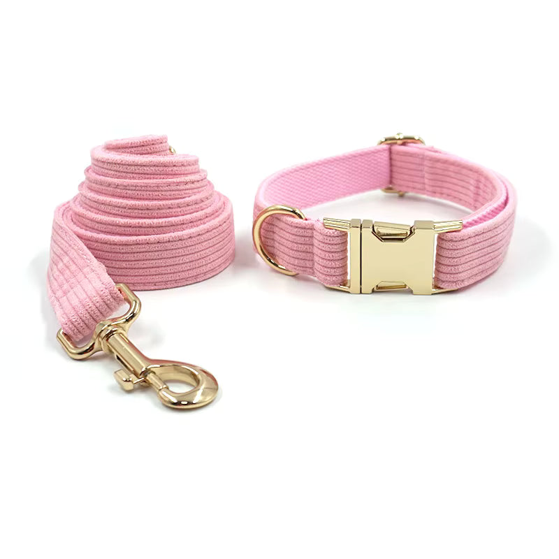Corduroy Collar and Lead sets