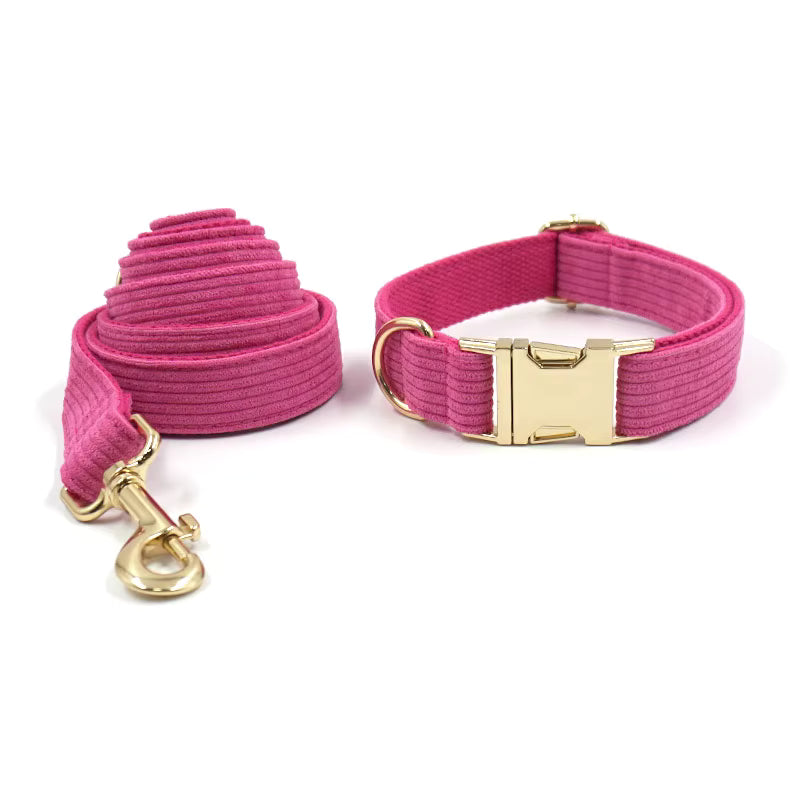 Corduroy Collar and Lead sets