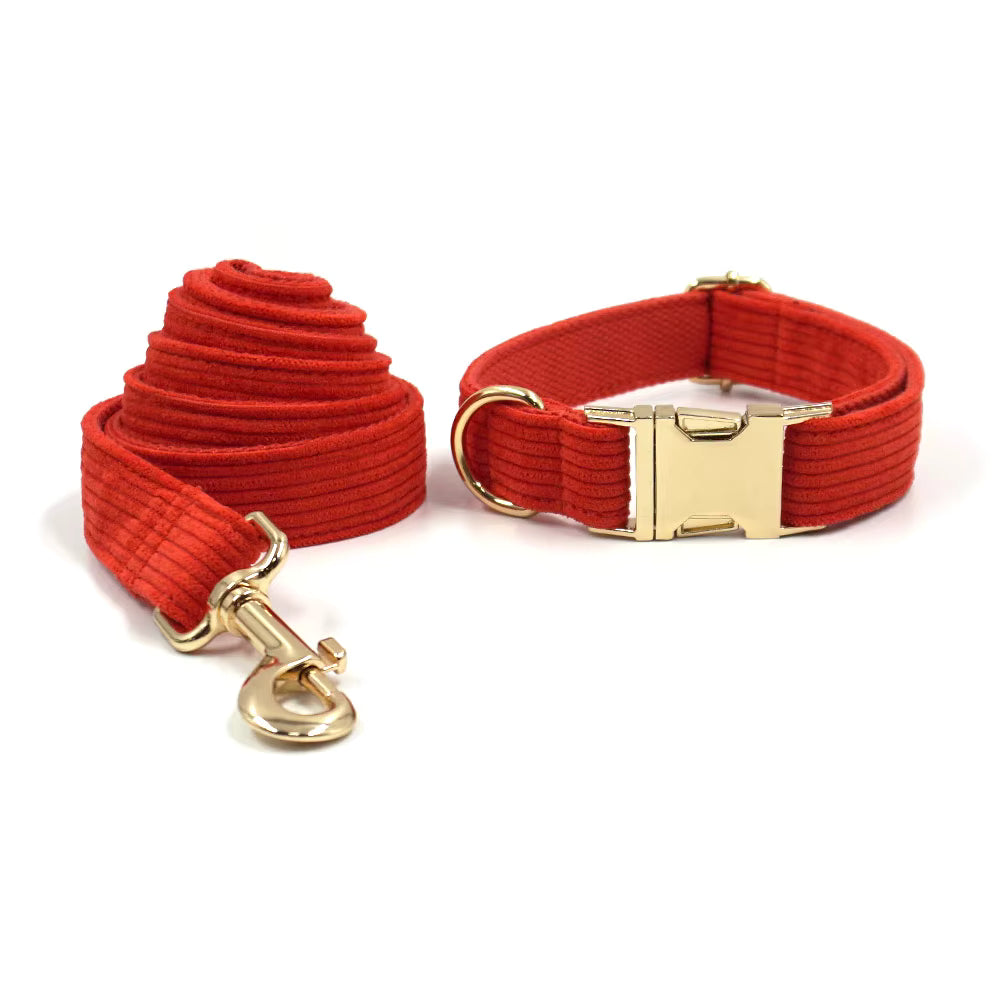 Corduroy Collar and Lead sets