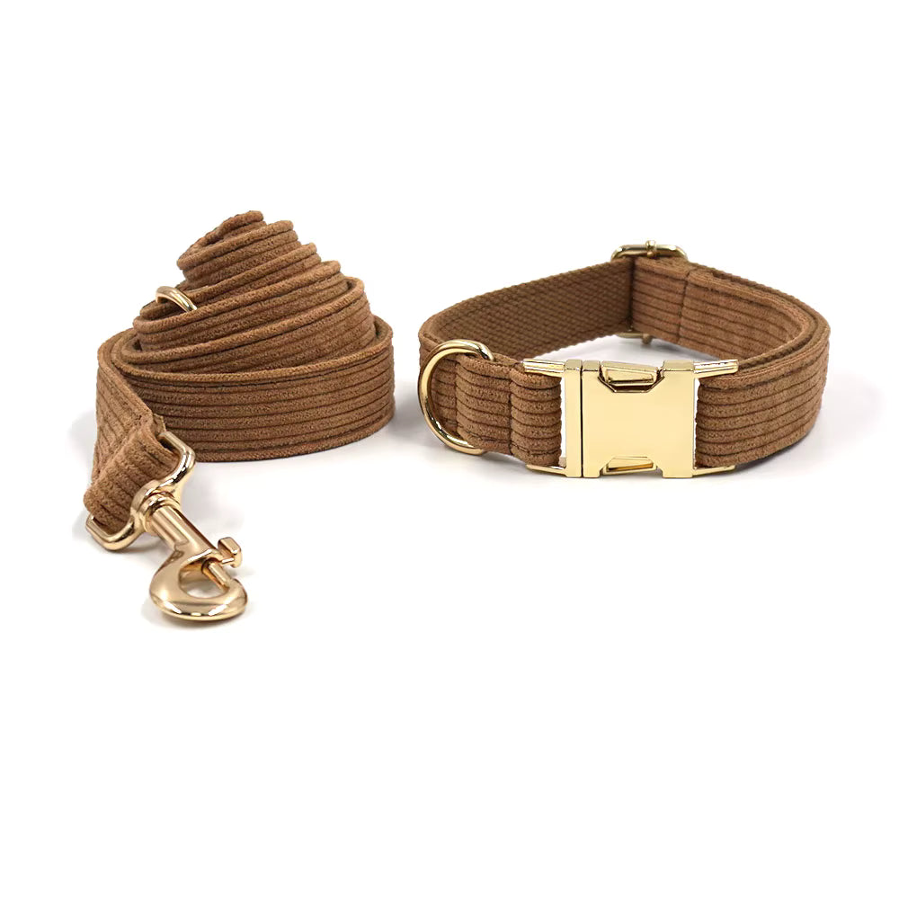 Corduroy Collar and Lead sets