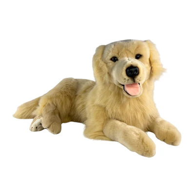 Luna - Golden Retriever with satin pocket - 62cm lying