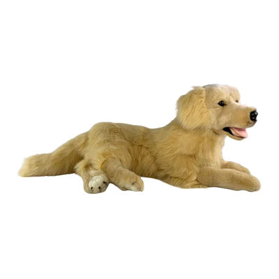 Luna - Golden Retriever with satin pocket - 62cm lying