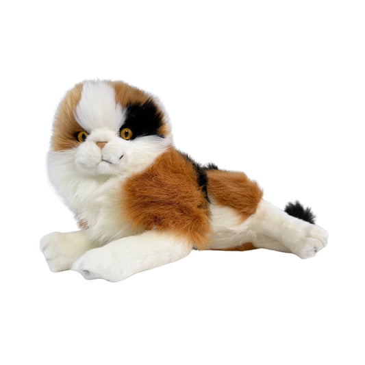 Marmalade - Calico Cat - 38cm Lying