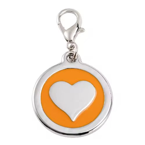 Pet ID tag (heart)