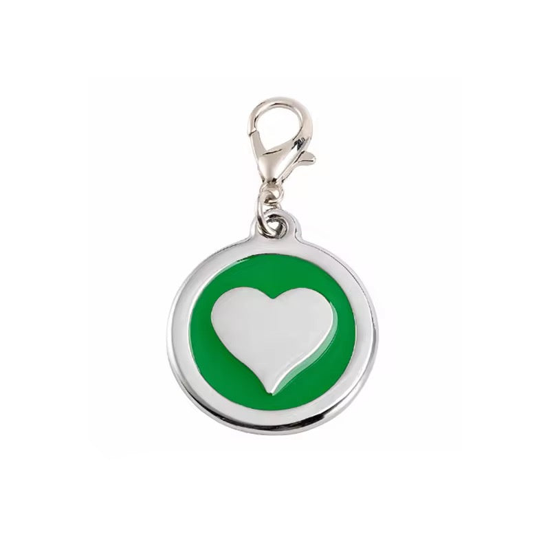 Pet ID tag (heart)