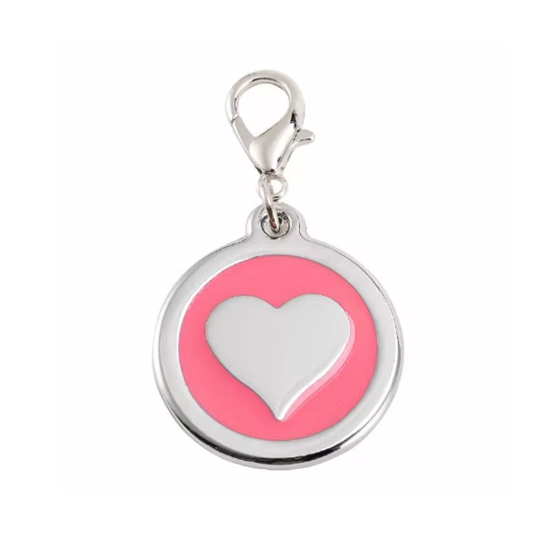 Pet ID tag (heart)
