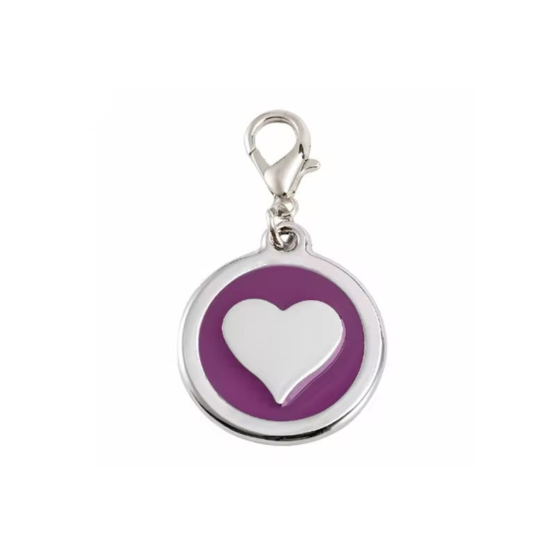 Pet ID tag (heart)