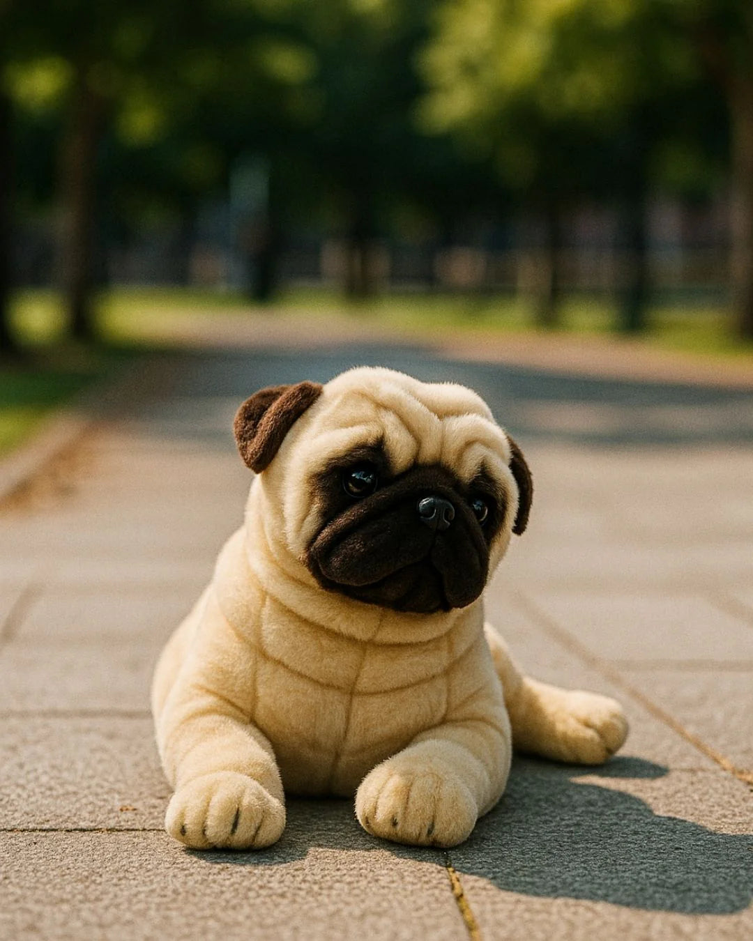 Kaos - Pug - 44cm lying